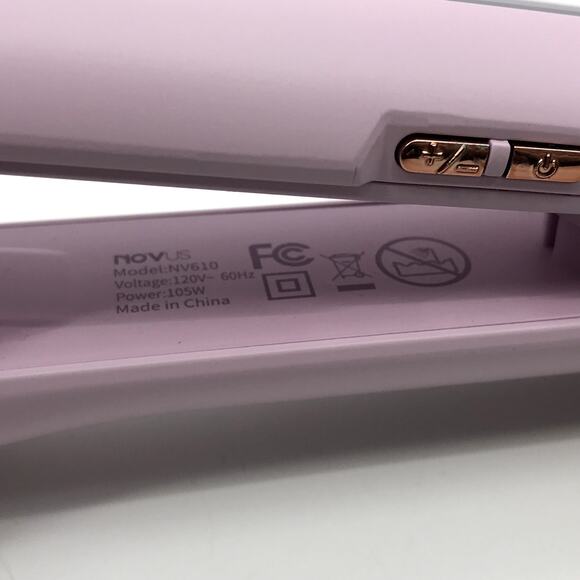 New NOVUS Curling Iron Hair Crimper Waver 1.25 Inch NV610 Purple NWOB - Picture 7 of 7